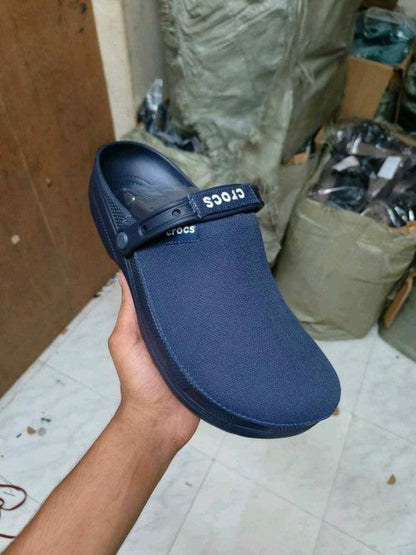 Crocs Classic Suede Crafted Clogs Navy