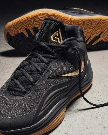 NK. Giannis Freak 7 The Drive Black Gum Metallic Gold