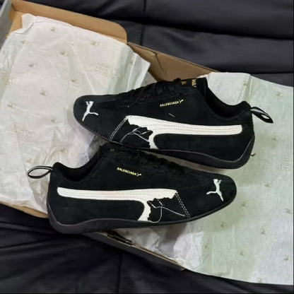 PMA X BALGA. Speedcat Suede Distressed Black