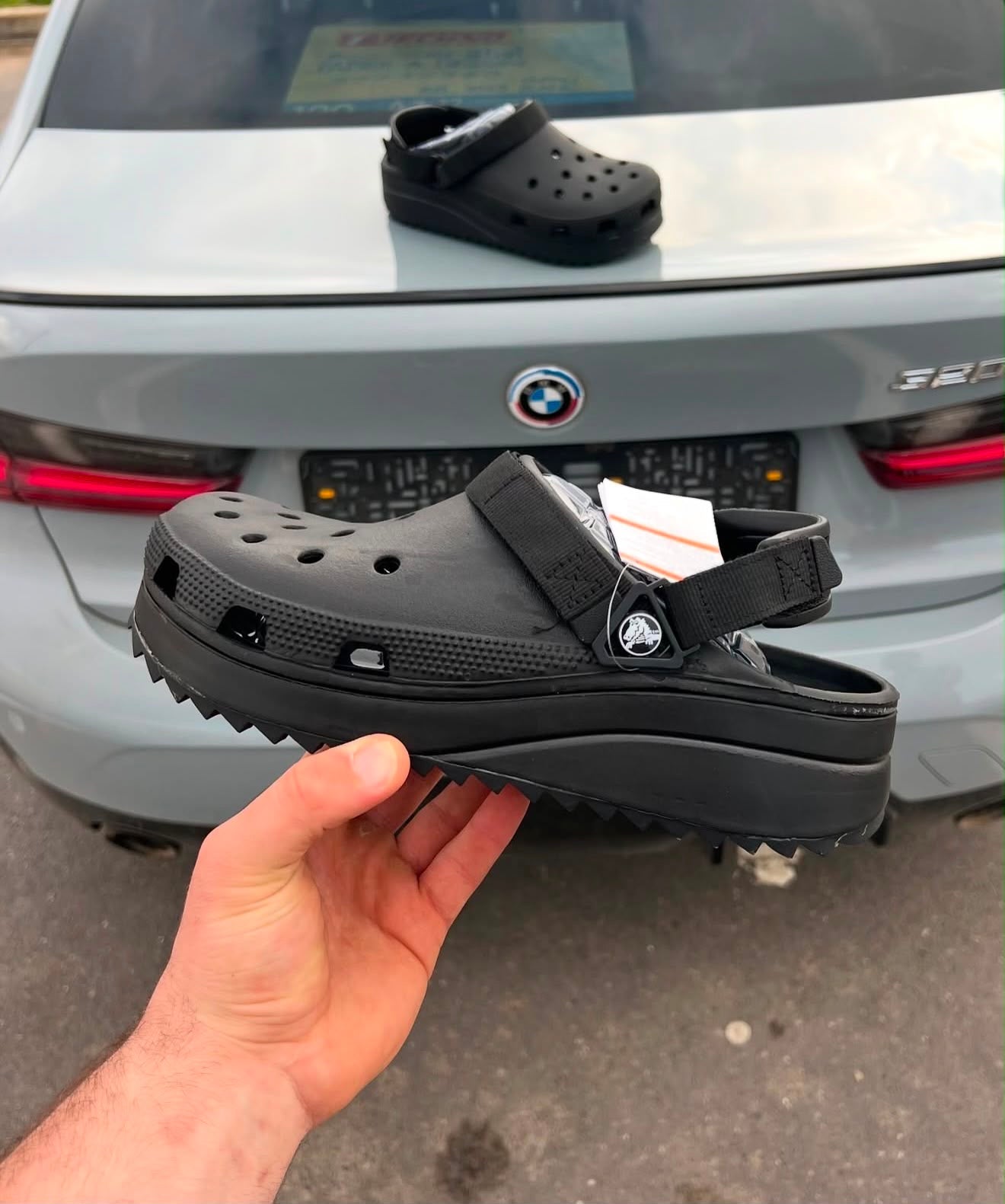 Crocs Classic Hiker Clogs All Black