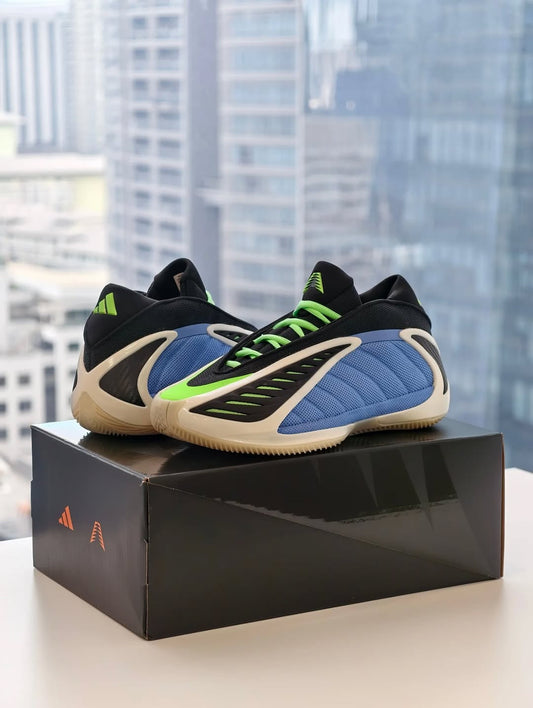 ADS. Anthony Edward 2 Fusion Blue Zero Metallic Lime Burst