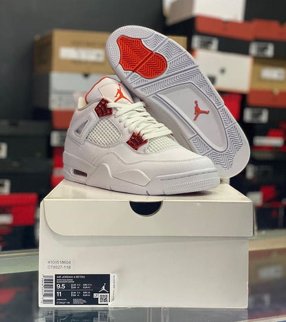 NK. Air Jordan 4 Metallic Red