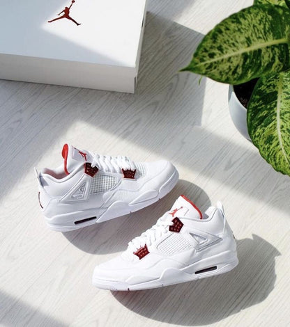 NK. Air Jordan 4 Metallic Red