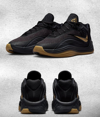 NK. Giannis Freak 7 The Drive Black Gum Metallic Gold