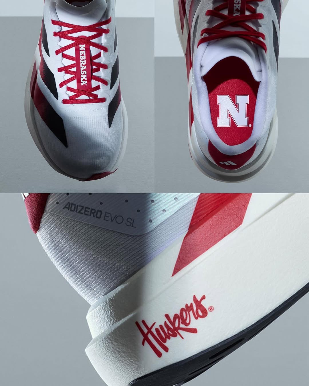 ADS. Adizero EVO SL Nebraska Cornhuskers