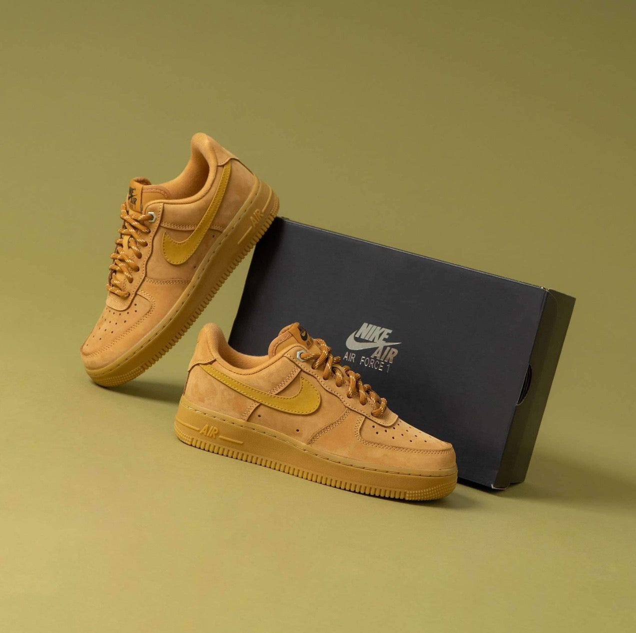 NK. Airforce 1 Low Flex Wheat