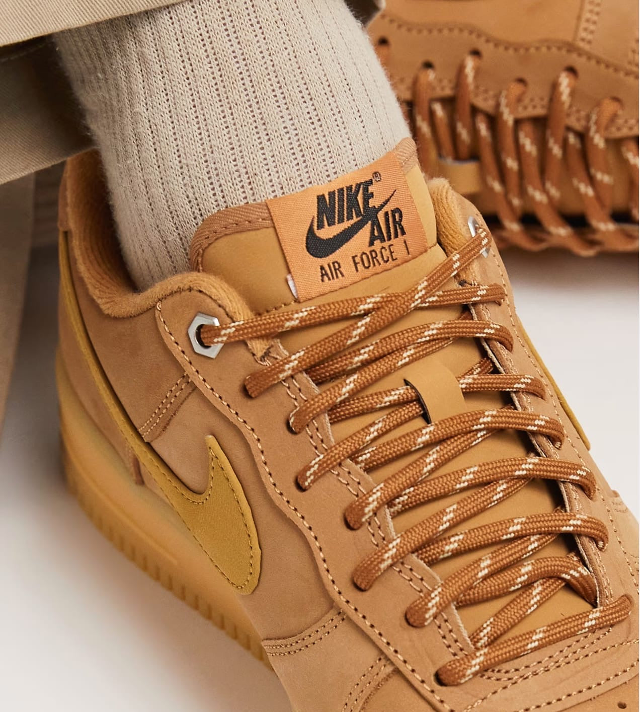 NK. Airforce 1 Low Flex Wheat