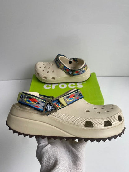 Crocs Hiker Clogs Beige
