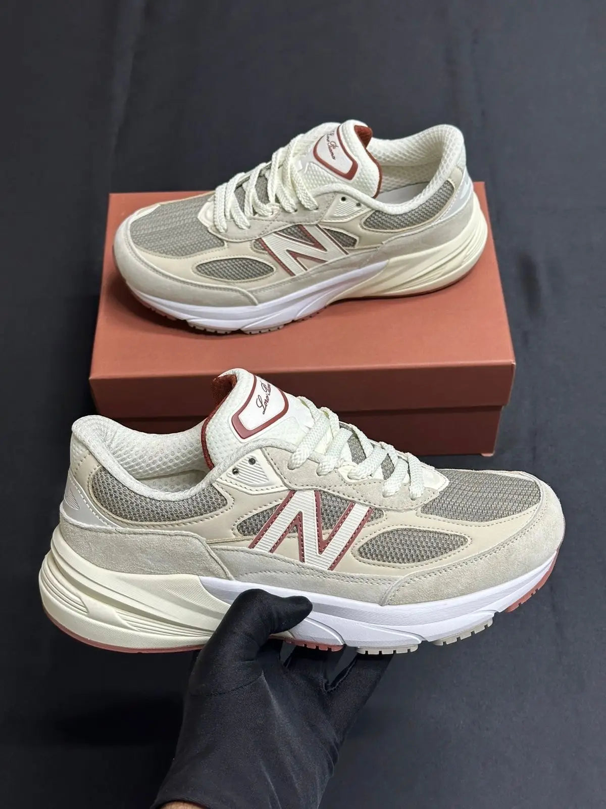 NB. 990. Beige Loro Piana Edition Shoe