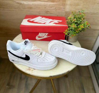 NK. Air Force 1 Low White Black Men’s Shoes