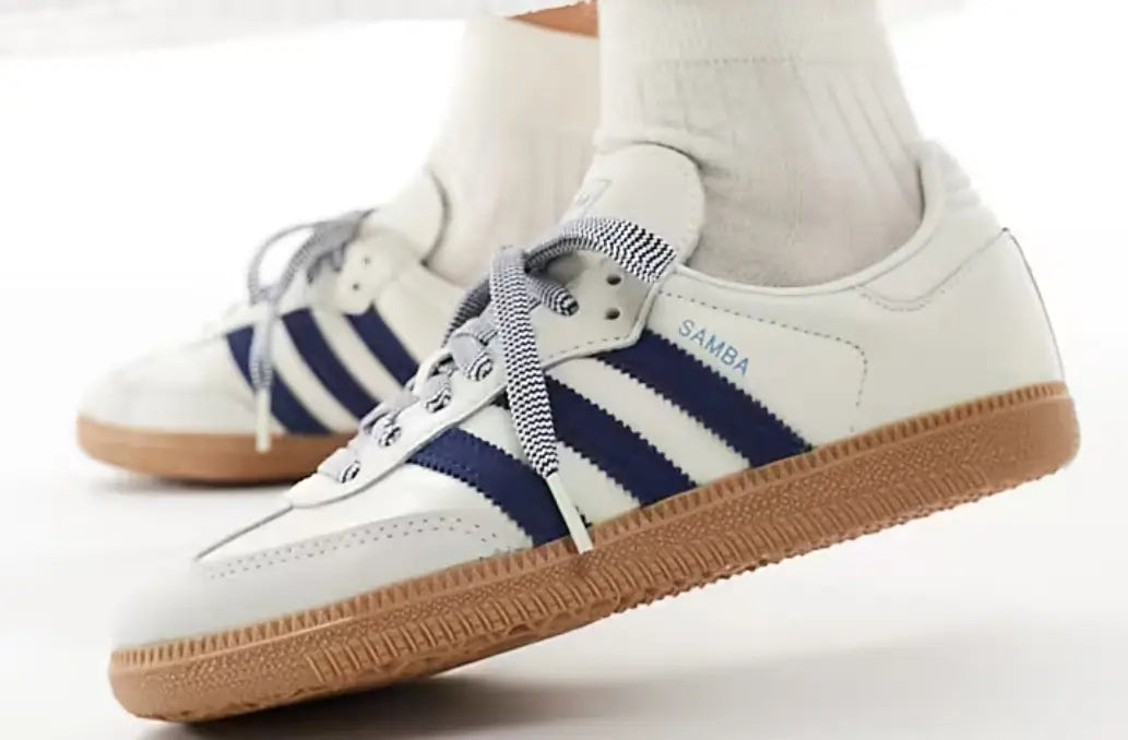 ADS. Samba Off White Navy Blue