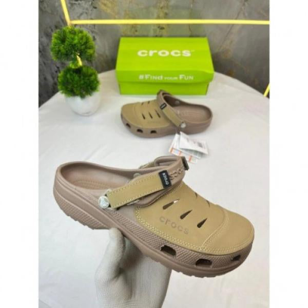 Crocs Classic Yukon Clog Sandal Tan