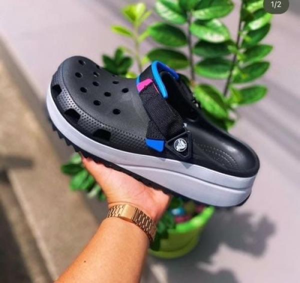 Crocs Classic Hiker Clog Black Blue
