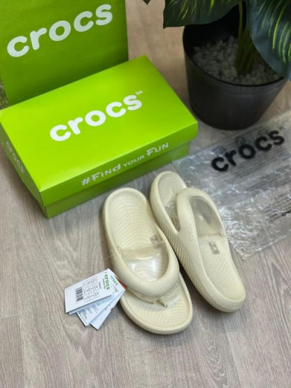 Crocs Mellow Recovery Premium Flipflop Bone