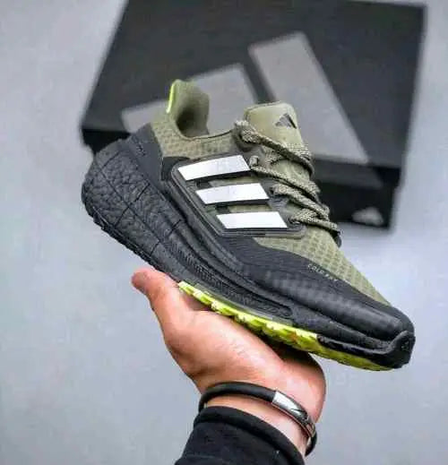 ADI. Ultra Boost Cold Rdy Olive Green Running Shoes