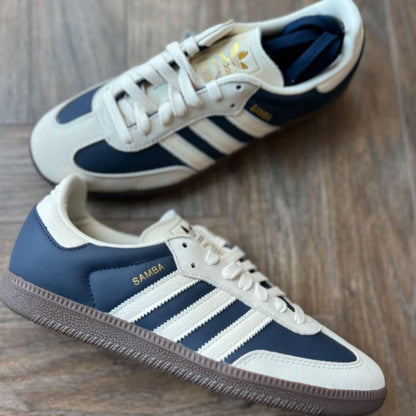 ADI. Samba Indigo Crew White Navy