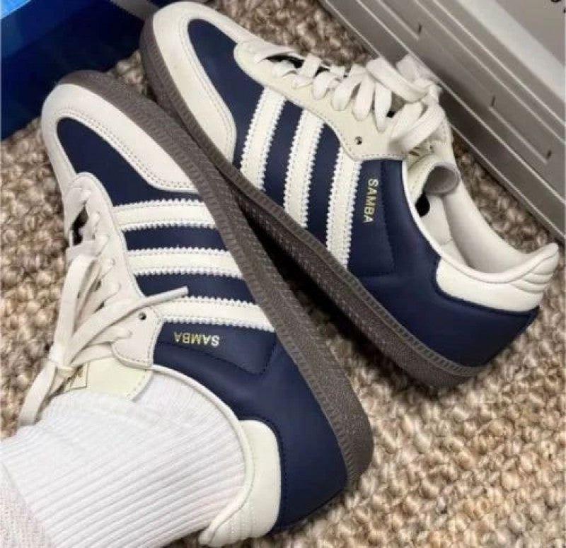 ADI. Samba Indigo Crew White Navy