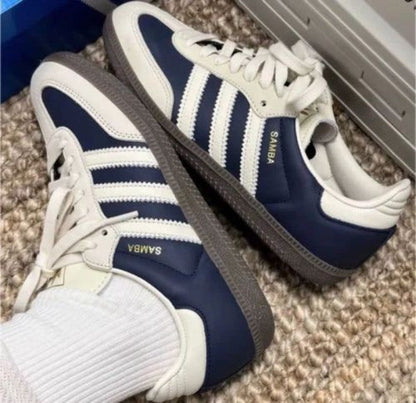 ADI. Samba Indigo Crew White Navy