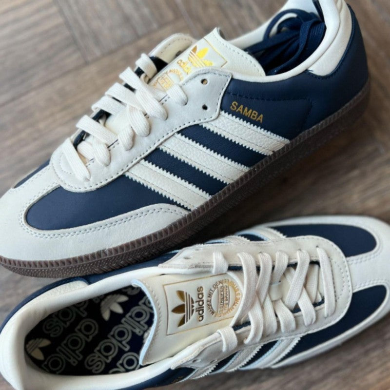 ADI. Samba Indigo Crew White Navy