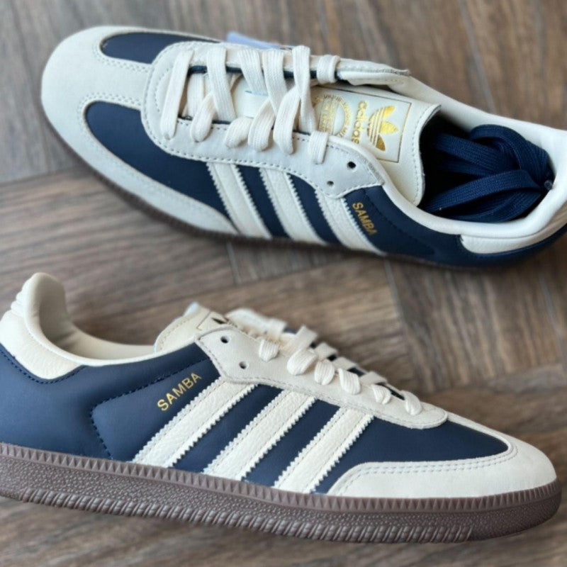ADI. Samba Indigo Crew White Navy