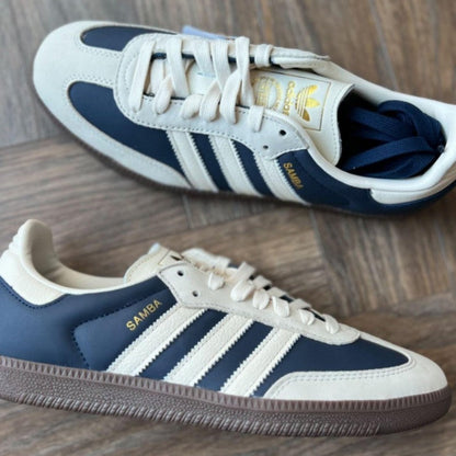 ADI. Samba Indigo Crew White Navy