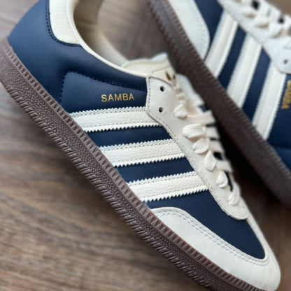 ADI. Samba Indigo Crew White Navy