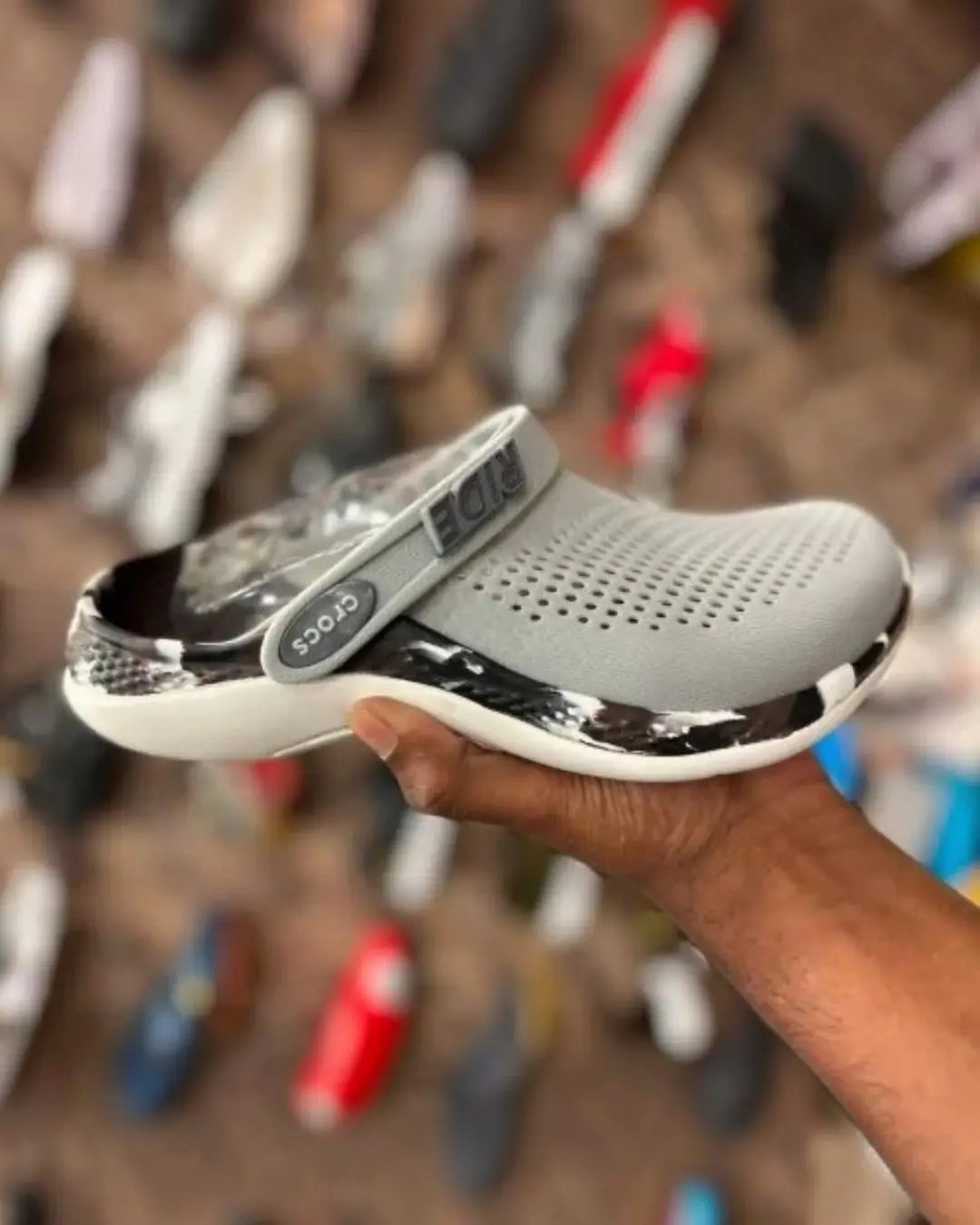 Crocs Lite Ride 360 Clog - Grey Brown White
