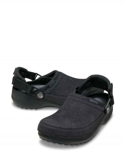 Crocs Classic Suede Crafted Clogs Black