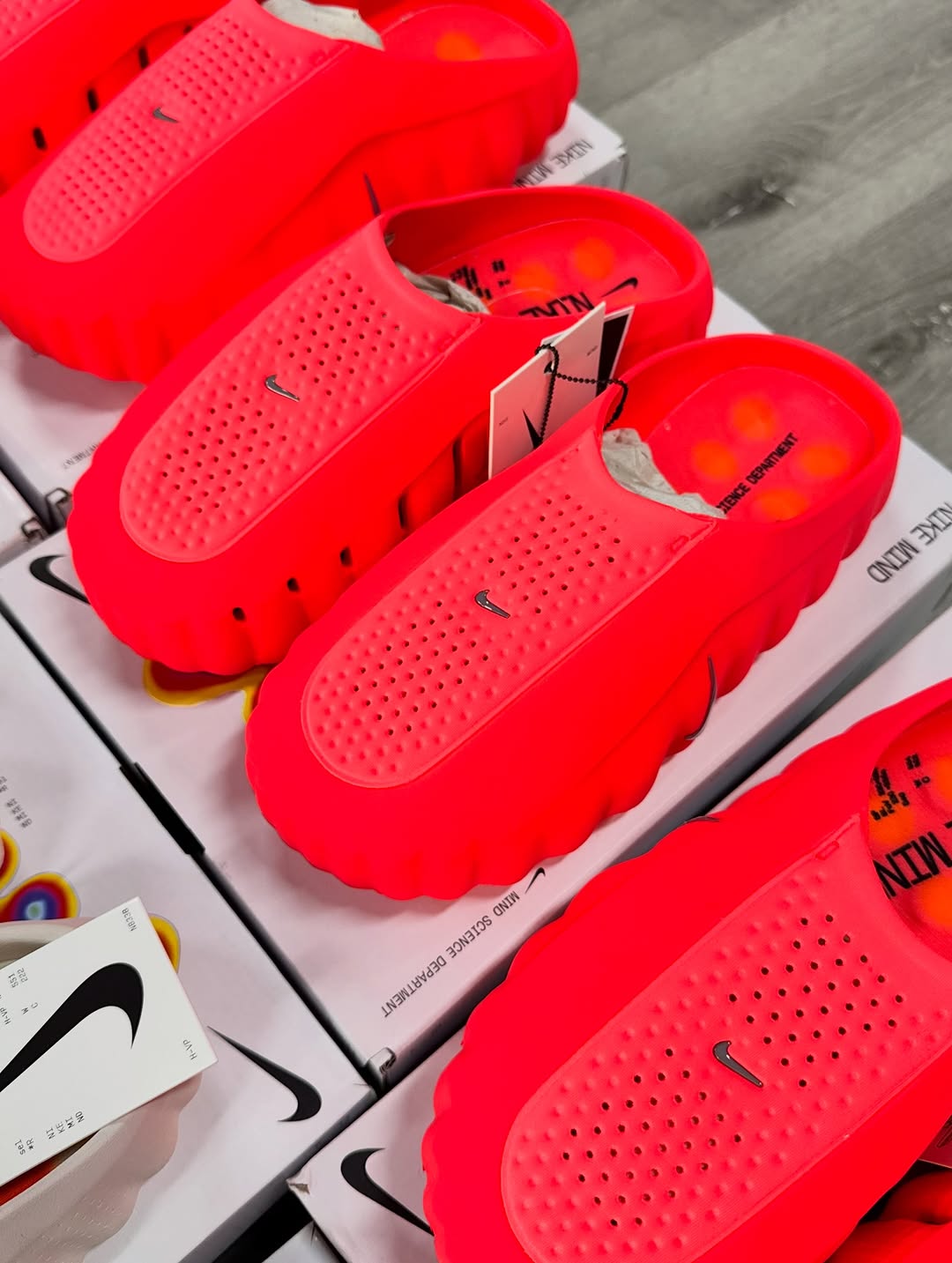 NK. Mind 001 Mules In Solar Red Fix