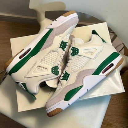 NK. Jordan Retro 4 Pine Green Surplus Semi