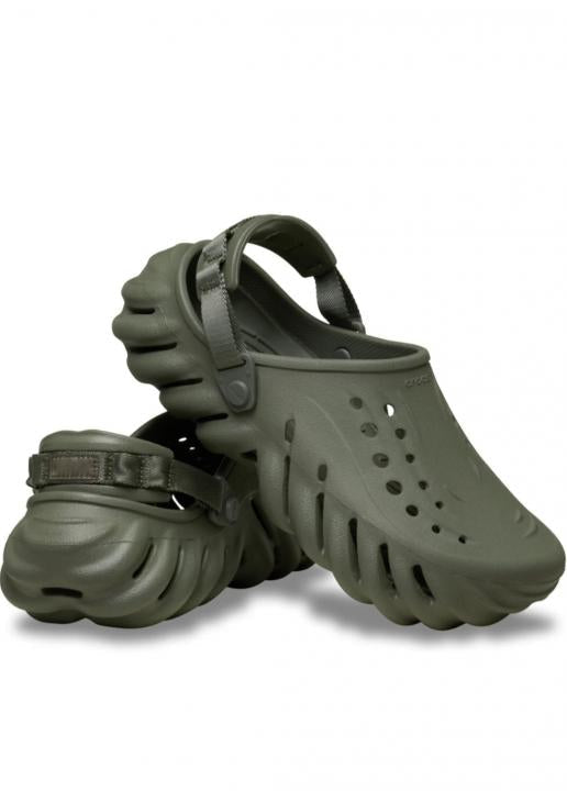 Crocs Echo Clogs Olive Green