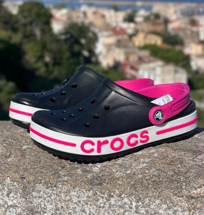 Crocs Bayaband Clog Black & Candy Pink
