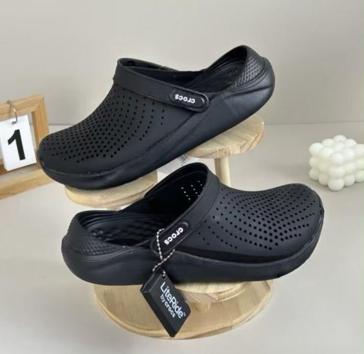 Crocs Lite Ride Clog In BlackSlate Black