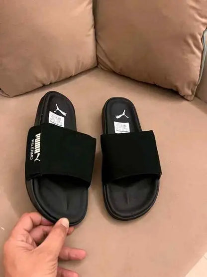 PMA. Palermo Full Black Flip Flop