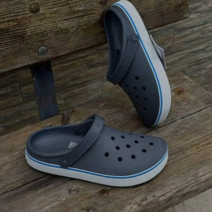 Crocs Off Court Clogs Grey Blue