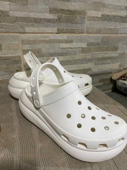 Crocs Mega Crush White Clogs For Men