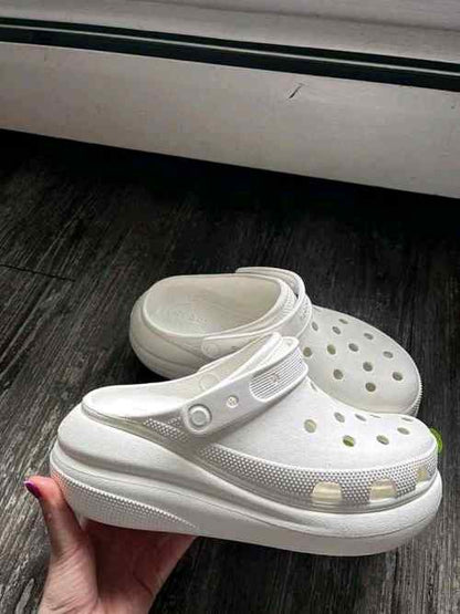 Crocs Mega Crush White Clogs For Men